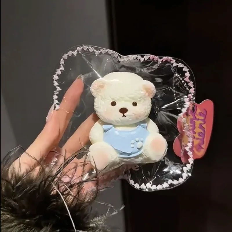 

2026 New Lina Bear Squishy Hand-Made Kawaii Silicone Creative Stress Relief Fidget Toy Affordable Gift for Students Kids Adults