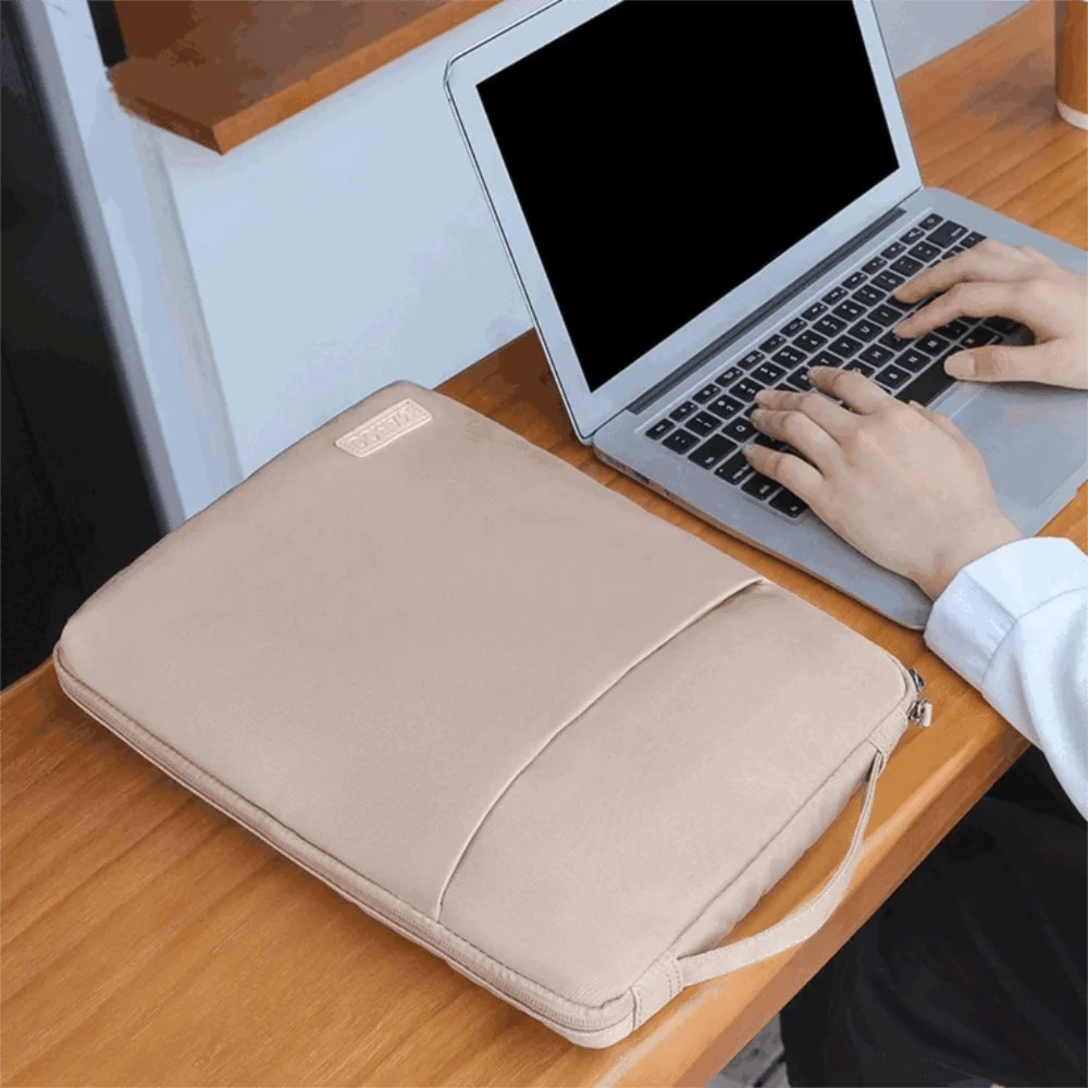 

Notebook Sleeve Waterproof Computer Storage Bag 11-16 inch Zipper Laptop Case Portable Tablet Cover Female