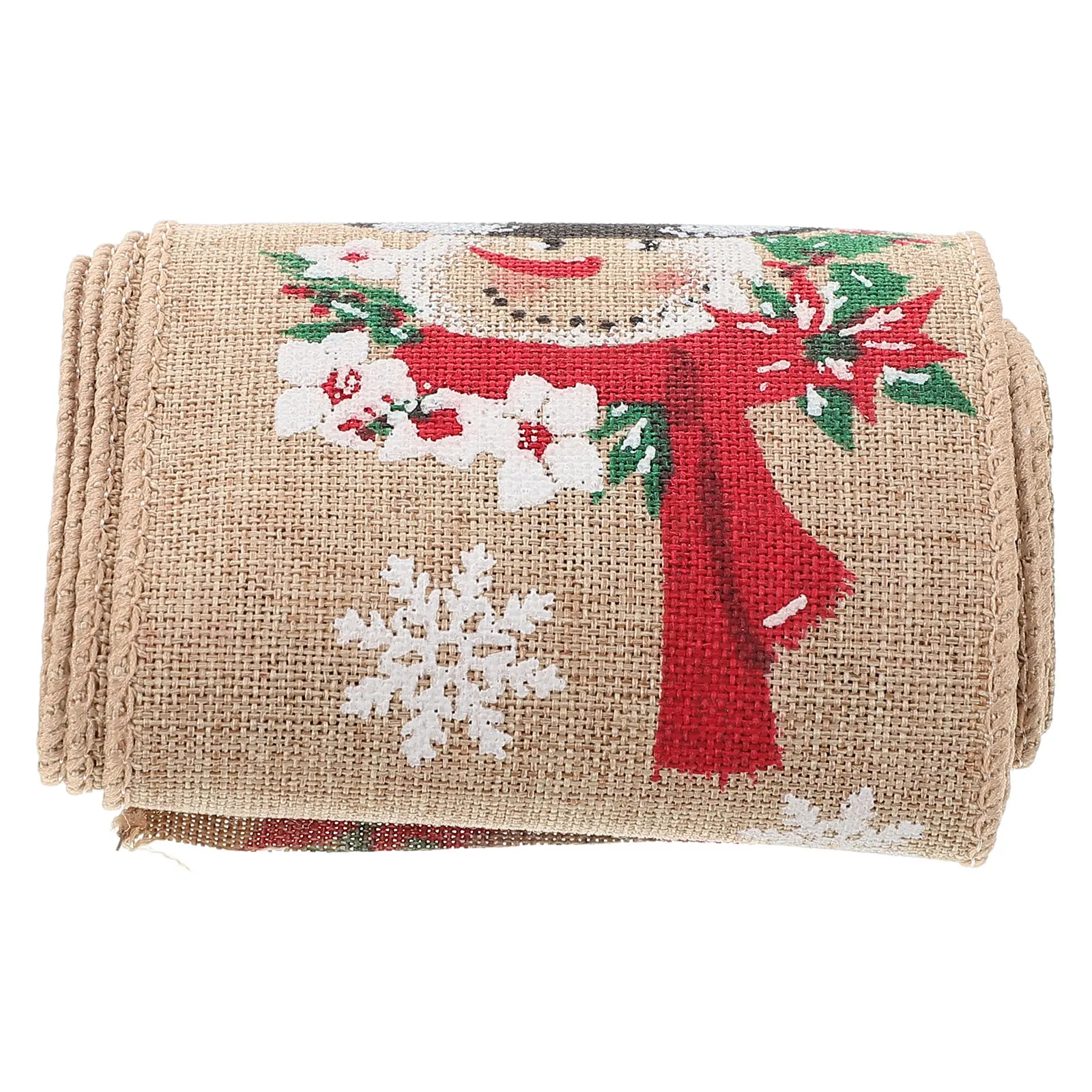 

Christmas Ribbon Decoration Favors Craft Fabric Tree Wrapping Indoor Presents Holiday Christmas ornaments winter ribbons crafts