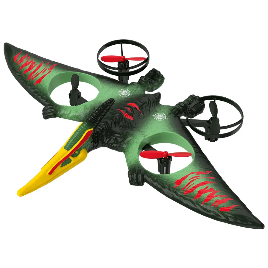 L0713 2.4G RC Pterosaur Drone - EPP Foam Crash-Resistant, 360° Stunt, One-Click Control, Colorful Winged Dinosaur Toy Plane