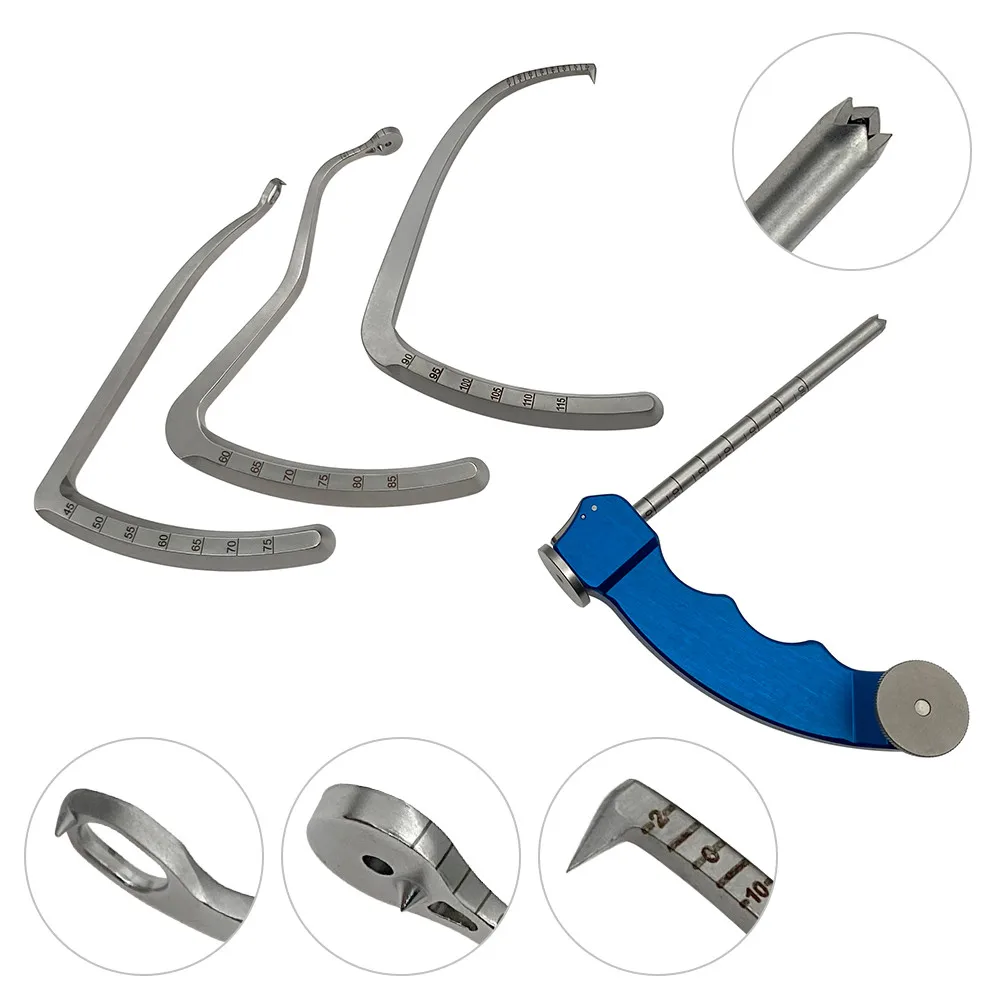 1 قطعة الفولاذ المقاوم للصدأ ACL PCL C-نوع دليل حفر البصر الركبة الرباط الكتف Femoral Tibia Aimer الهادي أداة