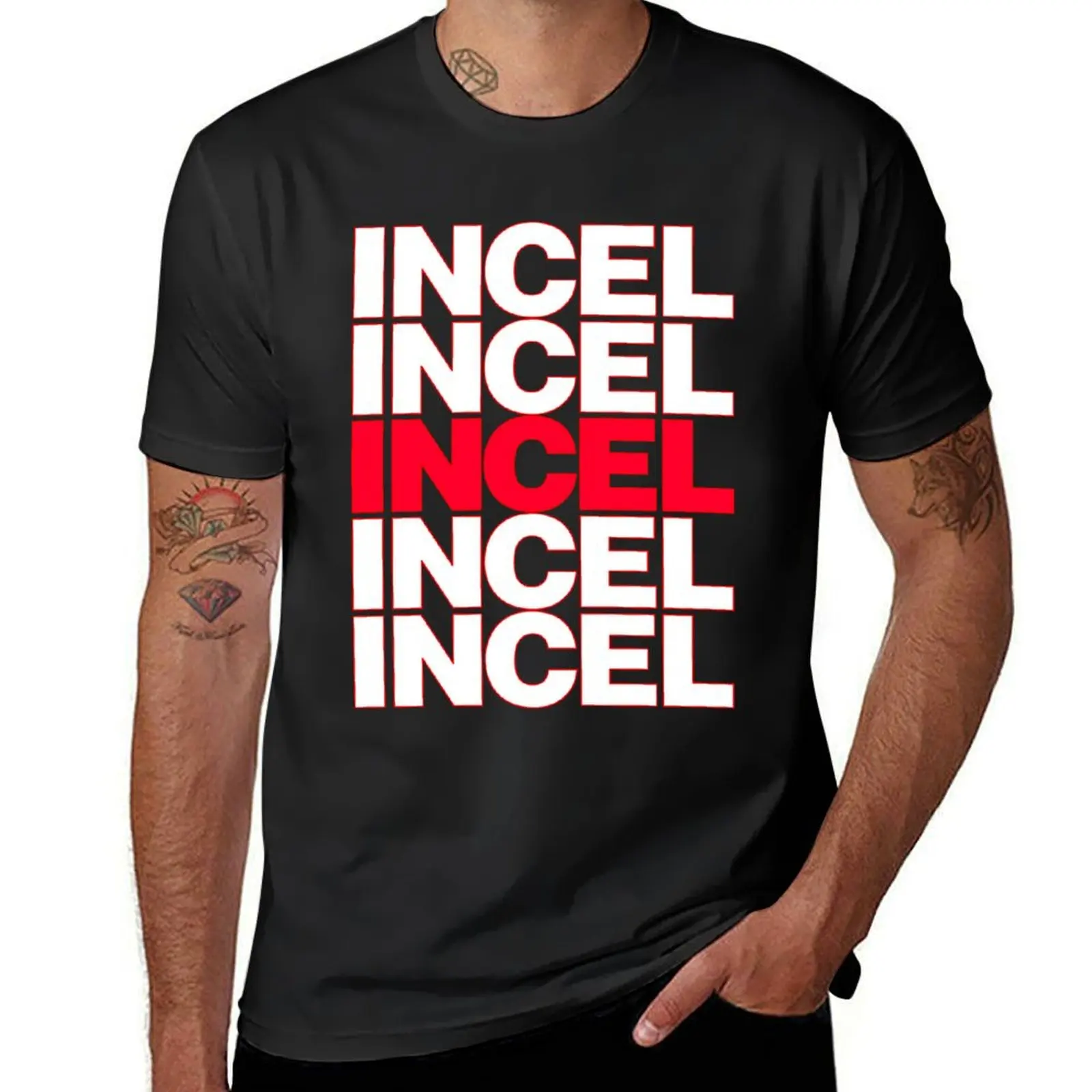 

Incel Thank You Bag Text T-Shirt cute clothes hippie clothes plus sizes shirts graphic tees big and tall t shirts for men