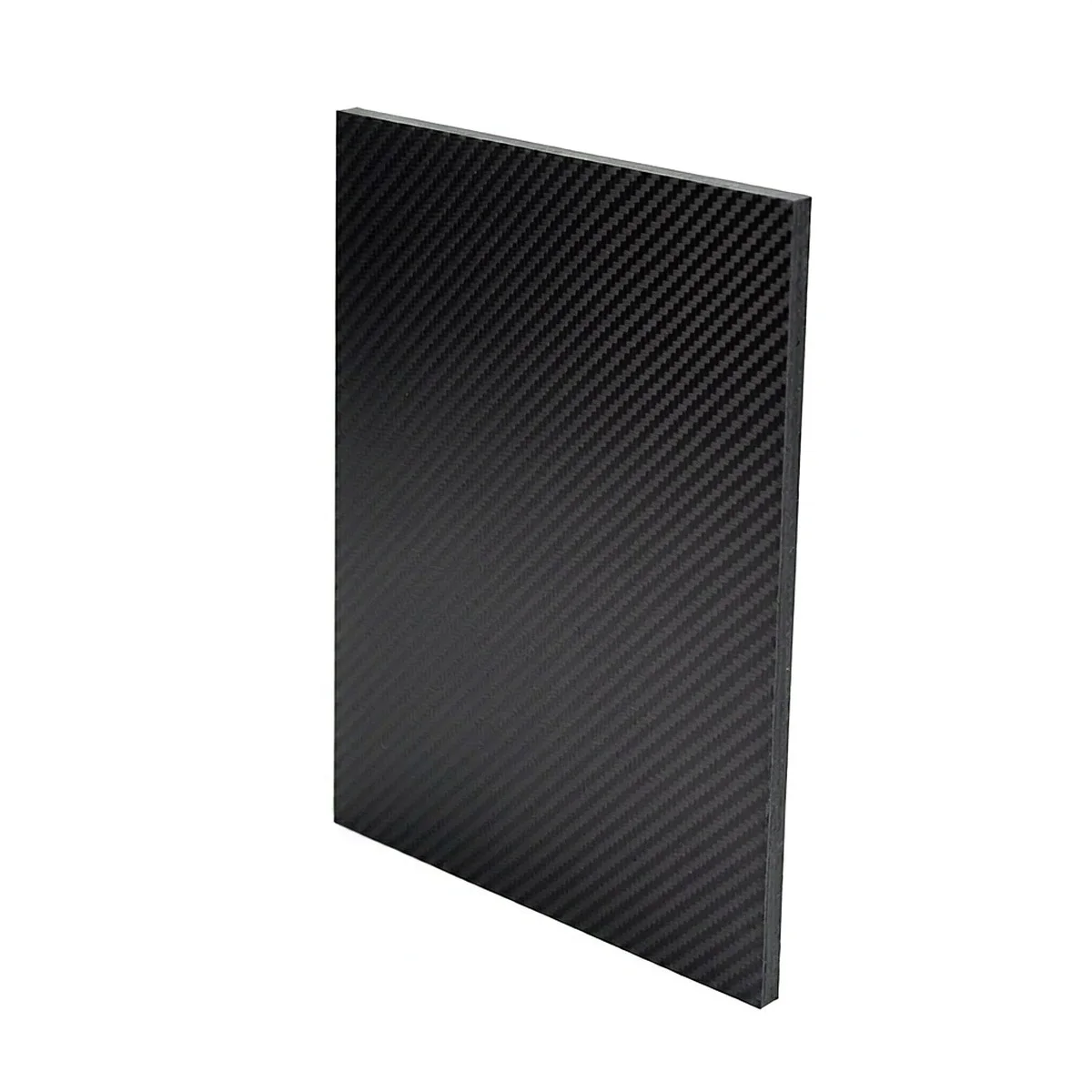 3K Twill Weave Carbon Fibre Sheet Matte Plate, Thickness 0.2‑8mm Width 10‑65mm Length 100‑550mm Carbon Fiber Board, Tool Parts