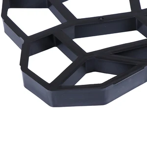 DIY BESTRATating Schimmel for Garden, Tuin Viper, Road Beton Stepping, Opprit Steel Path Mold, Patio Maker, Zwart Plastic Maker 10 Main Sales Mold for Concrete - №4