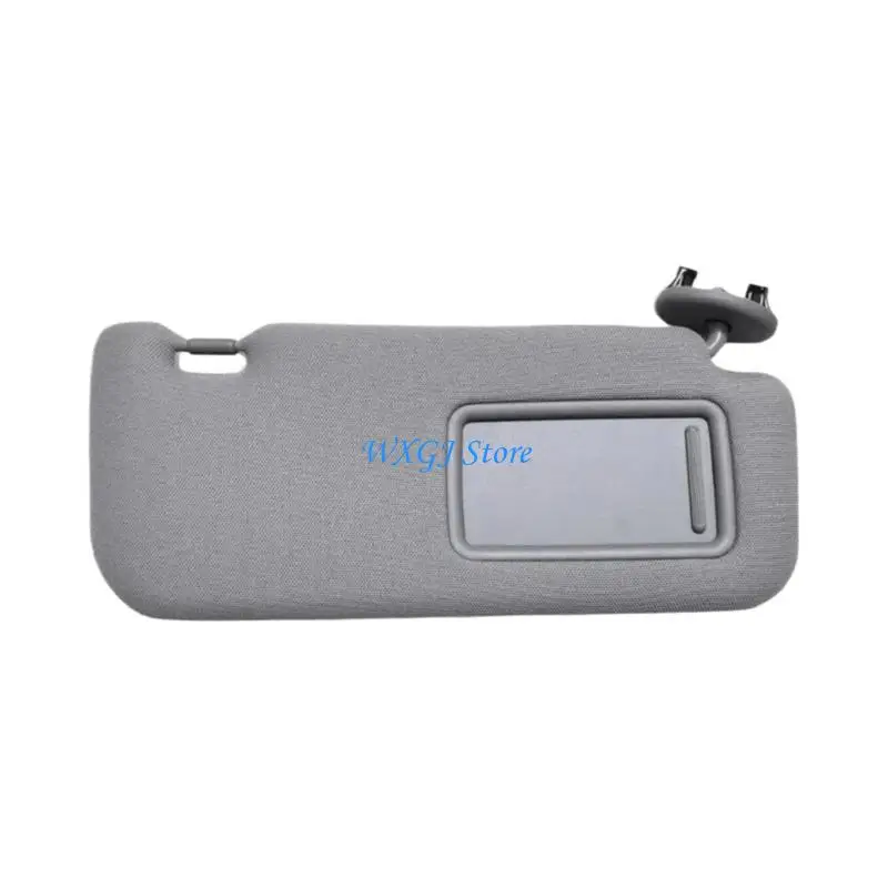 

37JE Tearproof Automotive Sunvisor Sunshade Heat Blocking Textile Interior Accessory 95% Sunlight Blockage Mirror Design