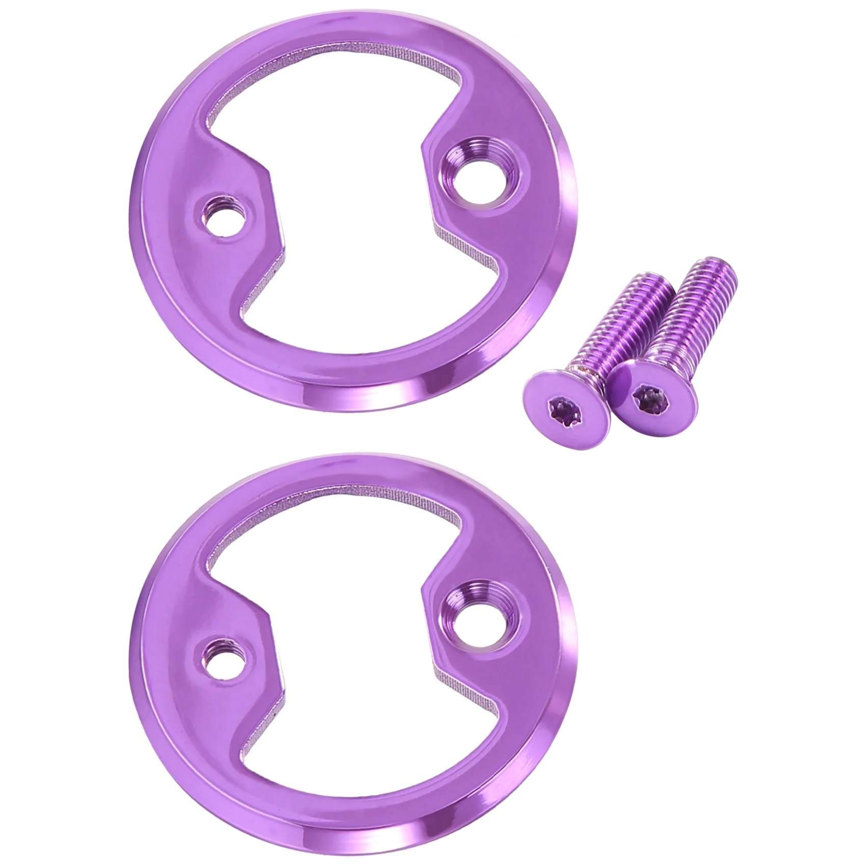 Bike Pedal Plate Cleats Titanium for Wahoo SpeedPlay Comp Zero Aero Nano LightWeight Action Bicycle Parts,Purple