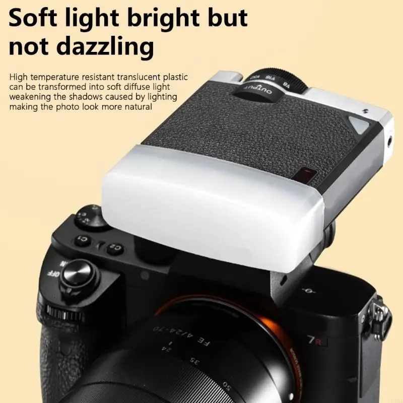 Difusor E8BA para mejorar calidad iluminación fotografía y los efectos suaves