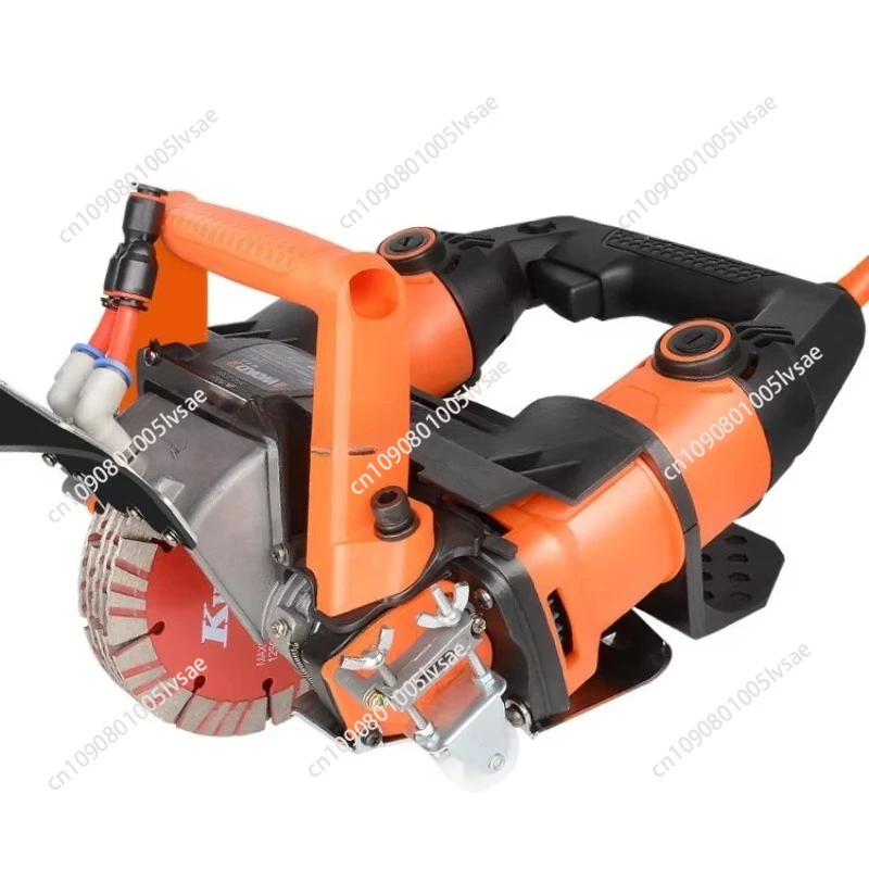 

5200W 72MM multi-function dust-free water and electricity installation automatic wall slotting machine