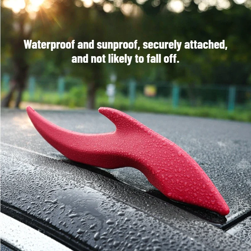 

3D Dragon Horn Car Roof Decoration Helmet Decoration Motorcycle Decor Elasticity Silicone Horns Durable Interesting Personalized