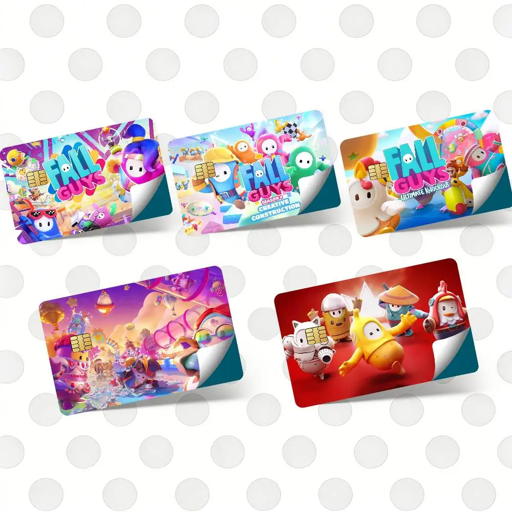F-Fall Game G-Guys Credit Card Skin Sticker Cover Decal Wrap Debit Card Stickers Durable Removable