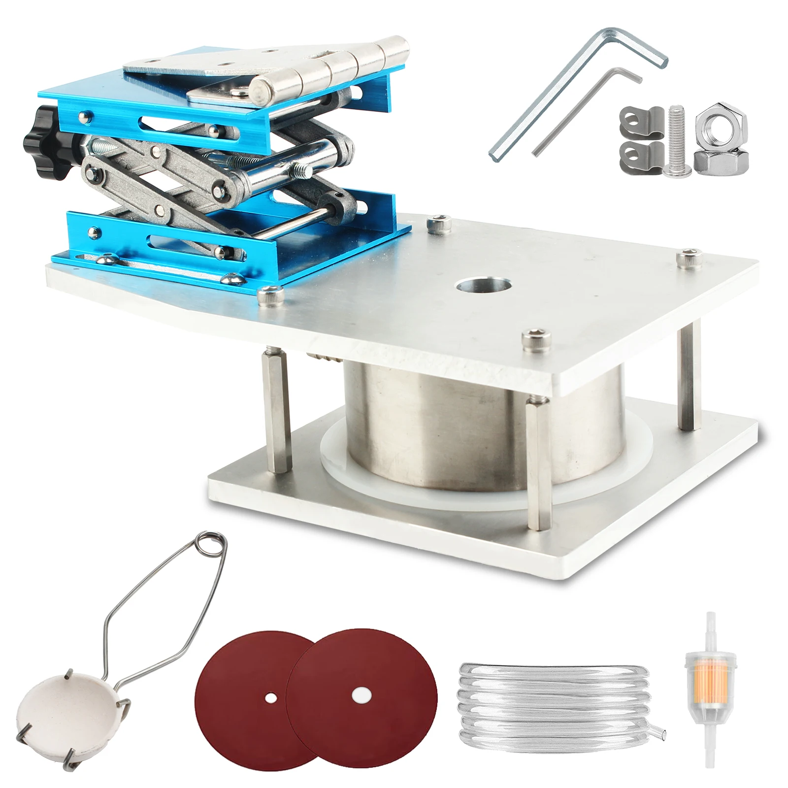 

DIY Vacuum Suction Inverted Mold Machine for Gold, Silver, Copper Casting with Plaster Mold and Vacuum Adsorption