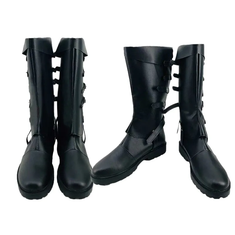

Disguise Vergil Cosplay Shoes Boots DMC Fantasia Adult Men Women Footwear Halloween Carnival Costumes Accessories Custom Made