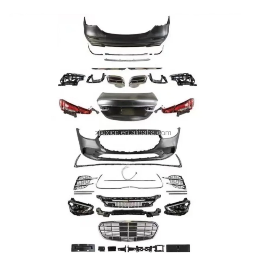 Newest Car Front Bumper Facelift Wide Conversion Bodykit Body Kit for W213 E upgrade to S450