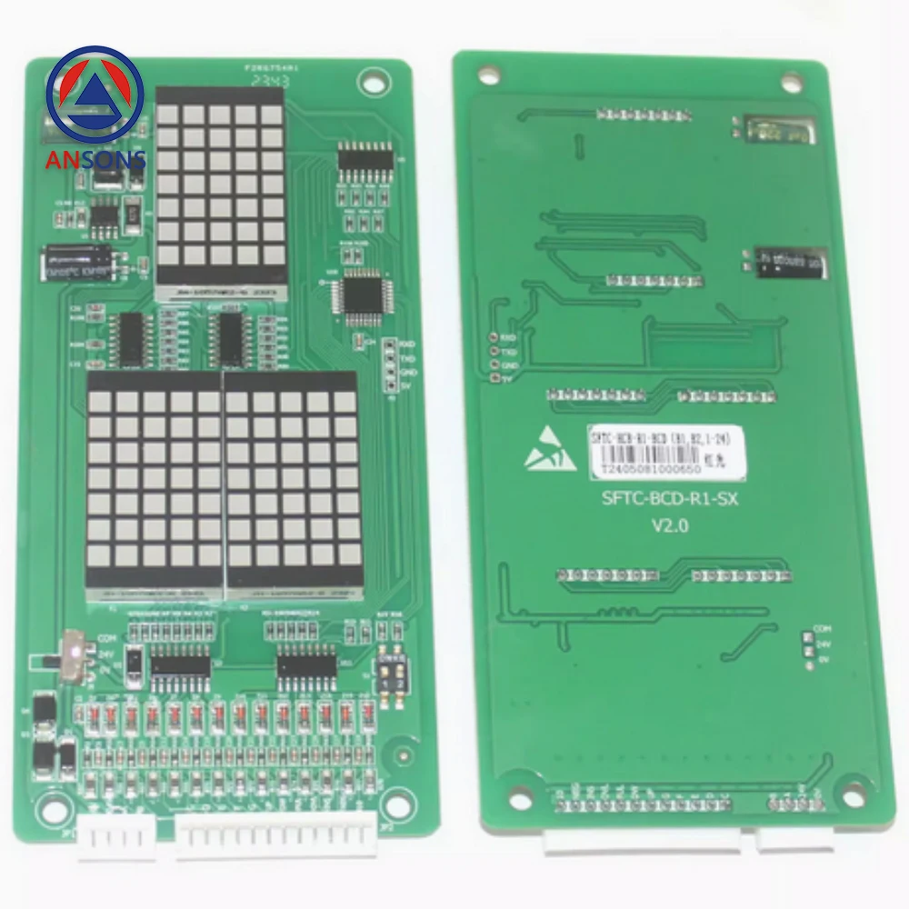 SFTC-HCB-R1 SFTC-HCB-R1-BCD SJ ZY-HCB-R1-SL MCTC-HCB-H Pantalla de ascensor monarca PCB LOP HOP Placa Ansons Elevador Repuestos