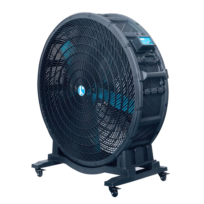 Customizable  Industrial Large Portable Ball AC HVLS Floor Standing Exhaust Fan 55000m/h High Air Volume Ventilation