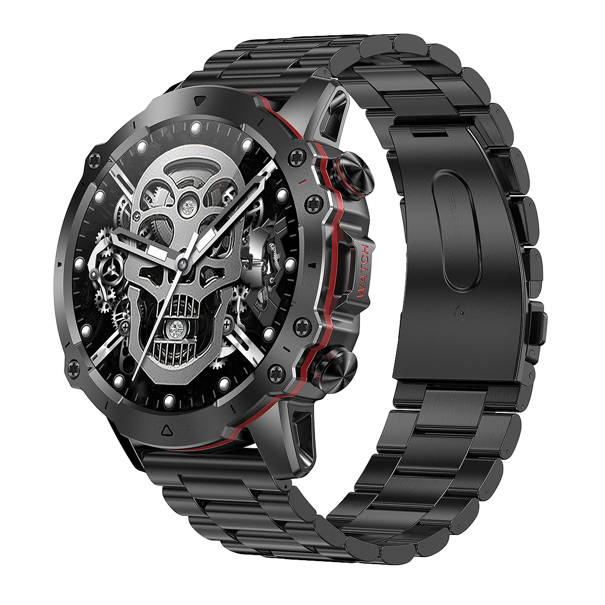 

AK56 Outdoor Sport Smartwatch 1.43 Round Screen 400mAh Battery Health Heart Rate BP Monitoring Waterproof Smart Watch