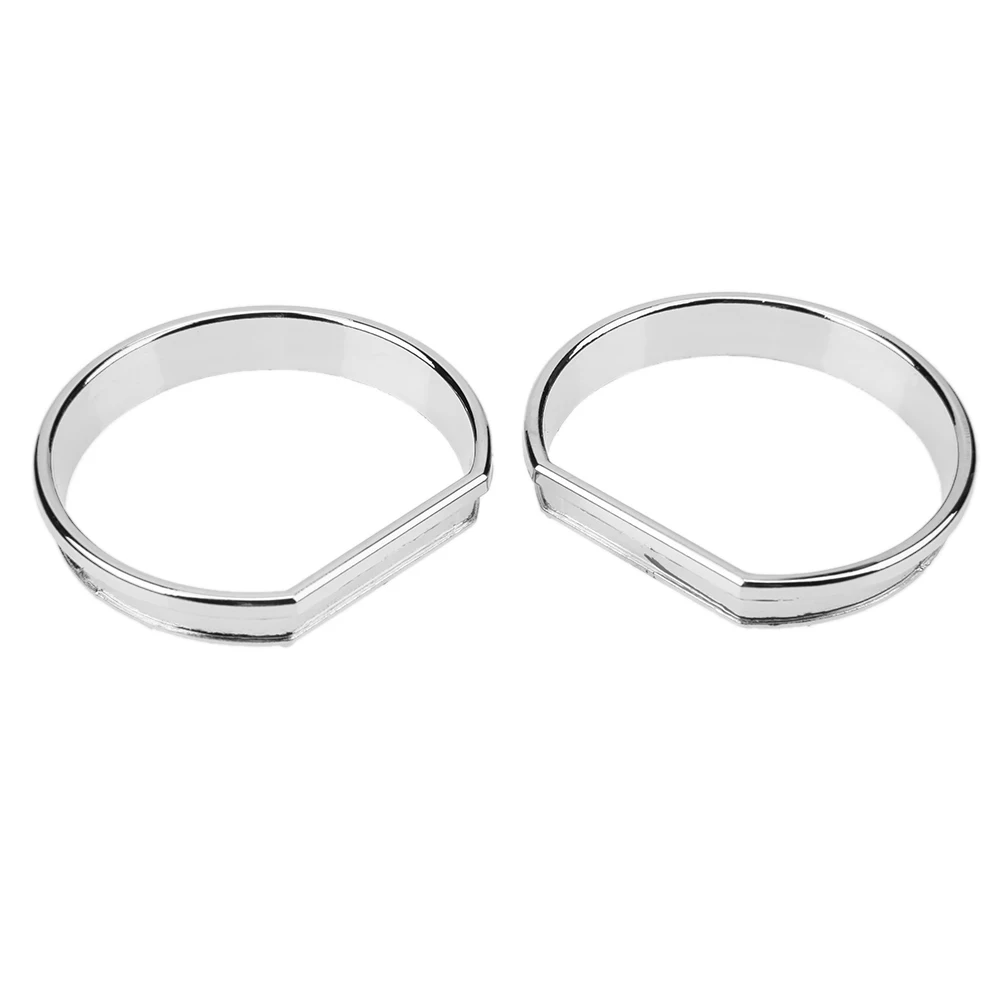 4Pcs Car Front Dashboard Frame Decoration Trim Circle Styling Accessories for BMW E46 Car Auto Replacement Tools