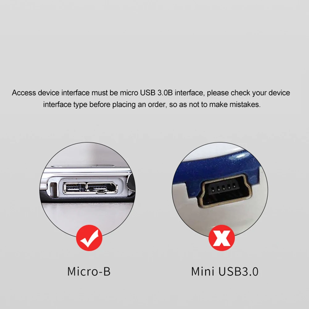 USB 3.0 A to Micro B Male Adapter Converter Cable  for External Hard Drive Disk HDD Samsung S5 USB-C hard drive cable