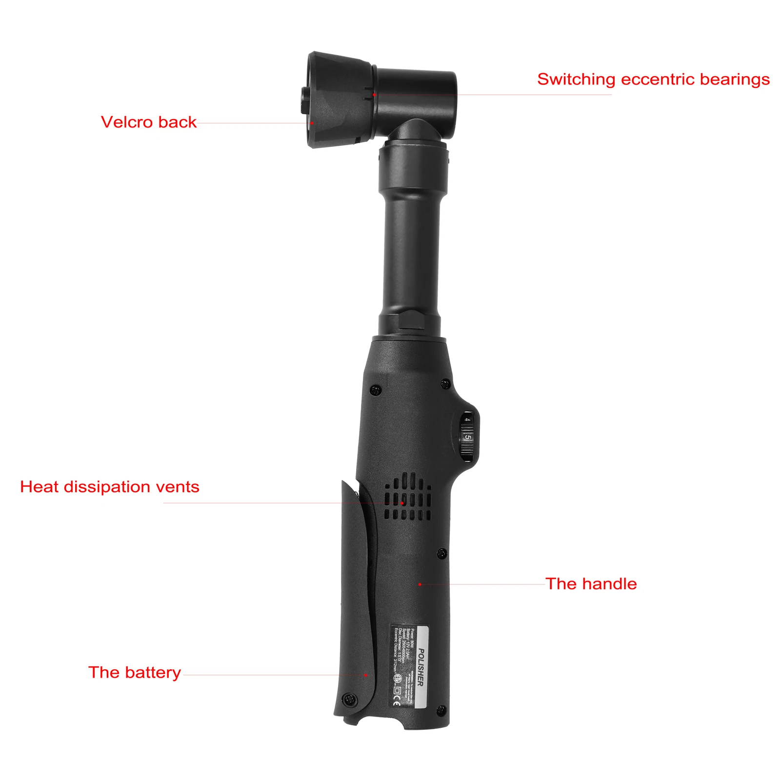 Tragbare Auto polier maschine Mini elektrische Auto polierer Handheld wiederauf ladbare Auto polier-und Wachs maschine Kit
