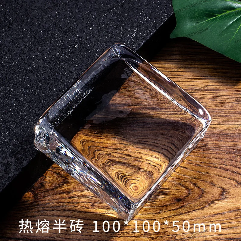 

Прозрачный блок из массива стекла квадратный для крыльца 200*100*50
