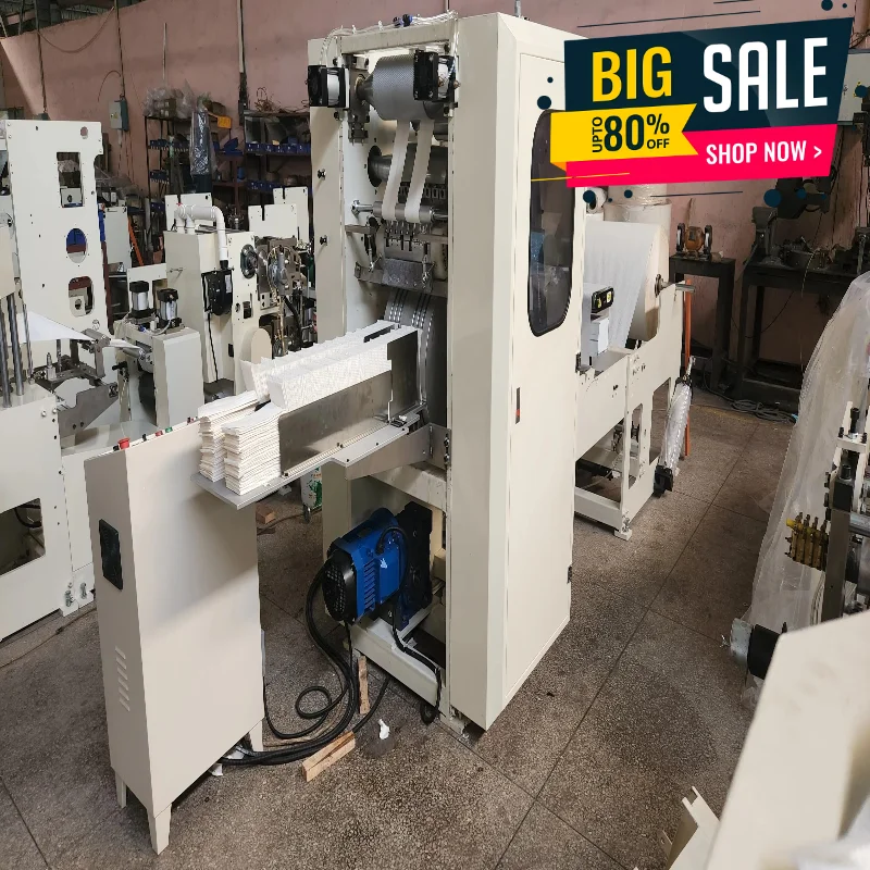Customized Facial Tissue Production Machine Soft Paper Tissue Processing Line Automatic Embossing Folding Cutting Equipment