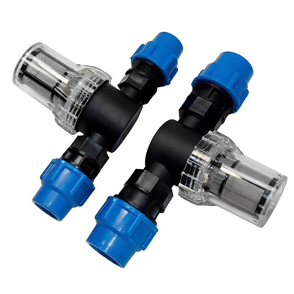 3Pcs Kit Garden water filter hose connector automatic irrigation equipment 80 mesh filter 25-32mm hose connector drip irrigation