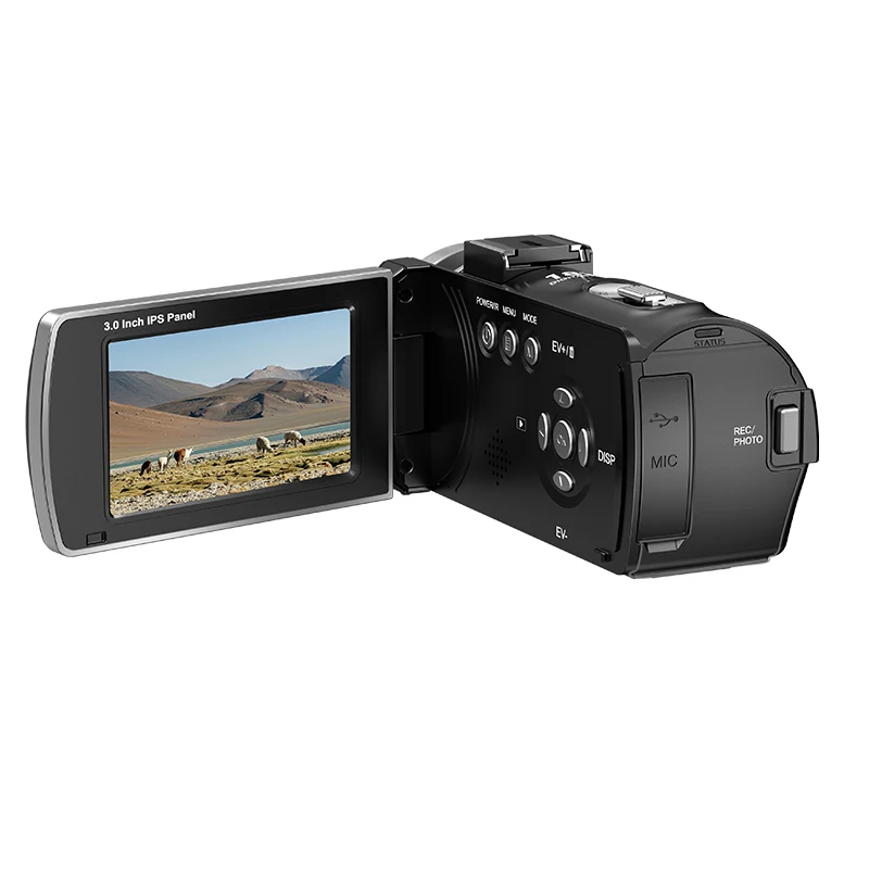 Kamera wideo ORDRO Z36 4K z 18-krotnym zoomem cyfrowym, noktowizorem na podczerwień i 64-megapikselową kamerą w stylu vintage do vlogów. — zdjęcie produktu 4