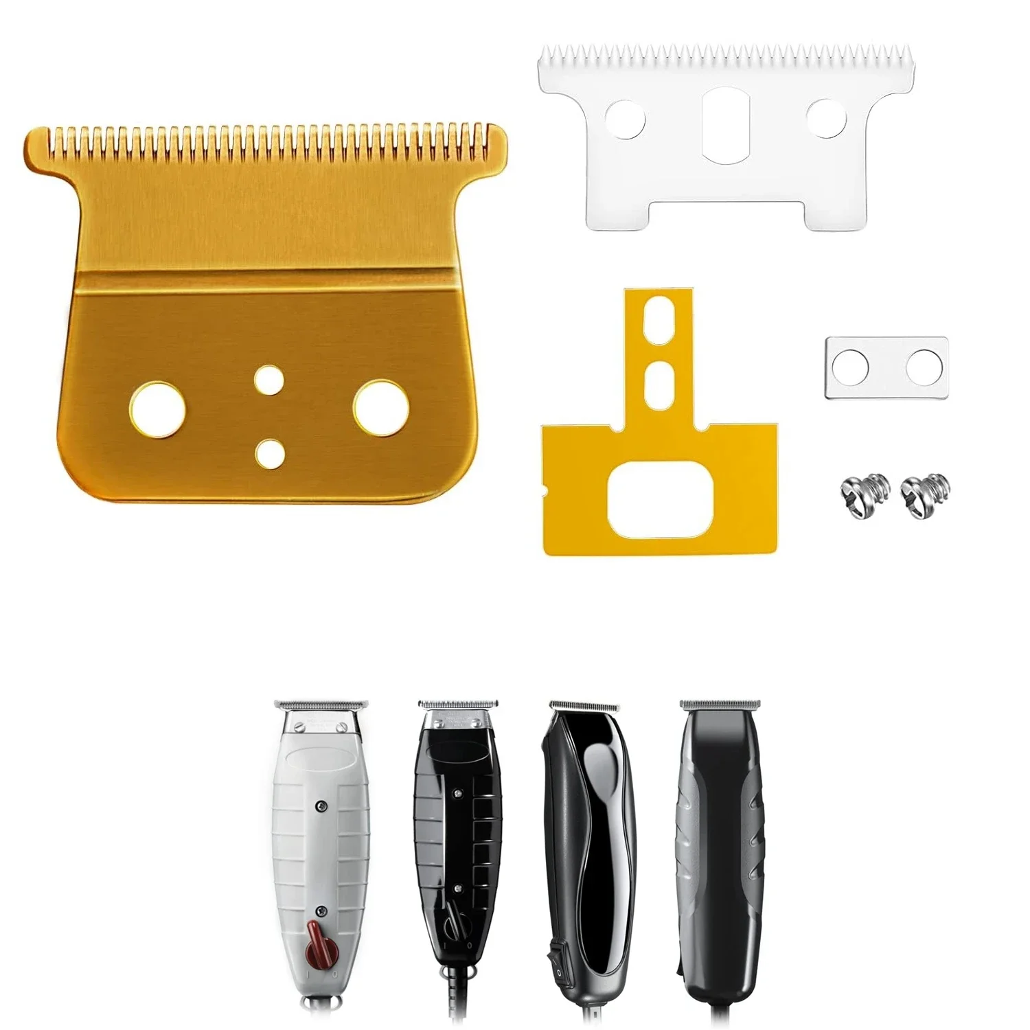 شفرات بديلة احترافية تناسب أداة تشذيب Andis Out Line GO، GTO، GTX، SL، SLS Headliner، LS2، LS3، السيراميك والفولاذ الكربوني