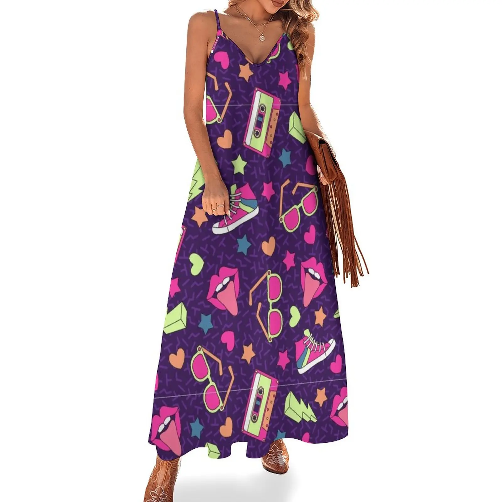 

Neon 90's Party Sleeveless Dress elegant dress fairy dress elegant party dresses for women 2023