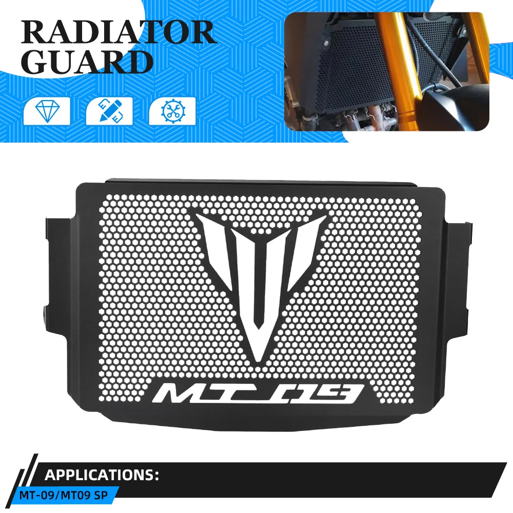 

For Yamaha MT-09 SP 2021-2022-2023 Motorcycle Accessories Aluminum Radiator Grille Guard Protector Grill Cover Protect MT09 2024