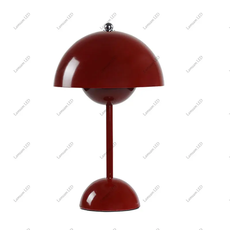 Imagem -03 - Recarregável Led Flower Bud Table Lamp Touch Sensing Lâmpada Tricolor dc Cabo Usb para Cabeceira Sala de Estar Hotel Cantina