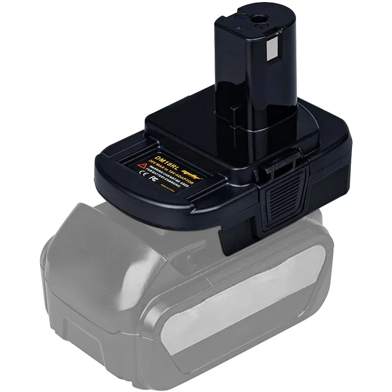 

Адаптер-конвертер для аккумуляторов DM18RL USB DM20ROB для RYOBI, замена для DEWALT 20V, переходник для Milwaukee на 18V