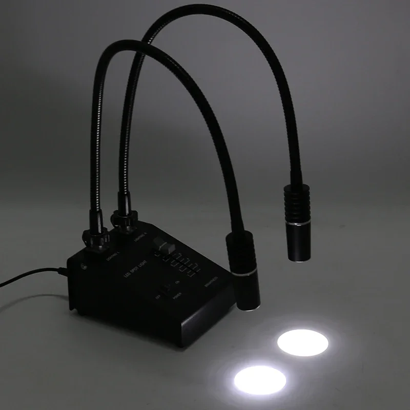 Imagem -06 - Microscópio Led Gooseneck Luz Iluminador Lâmpada Spot Fill Light com 60 Led Anel em em 6500k 6w eu