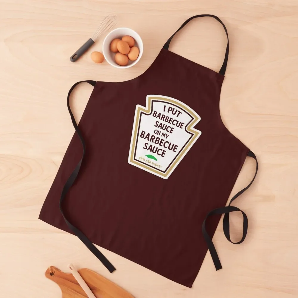 I put barbecue sauce on my bbq sauce Apron japanese woman Kitchen Tools Accessories Womens Dresses For Kitchen Apron