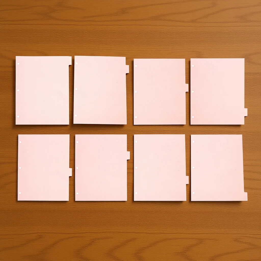 

A4 Binder Dividers Plastic Page Divider Tabs For 6 Ring Binder Organizer Notebook Supplies Index Divider School Office Use