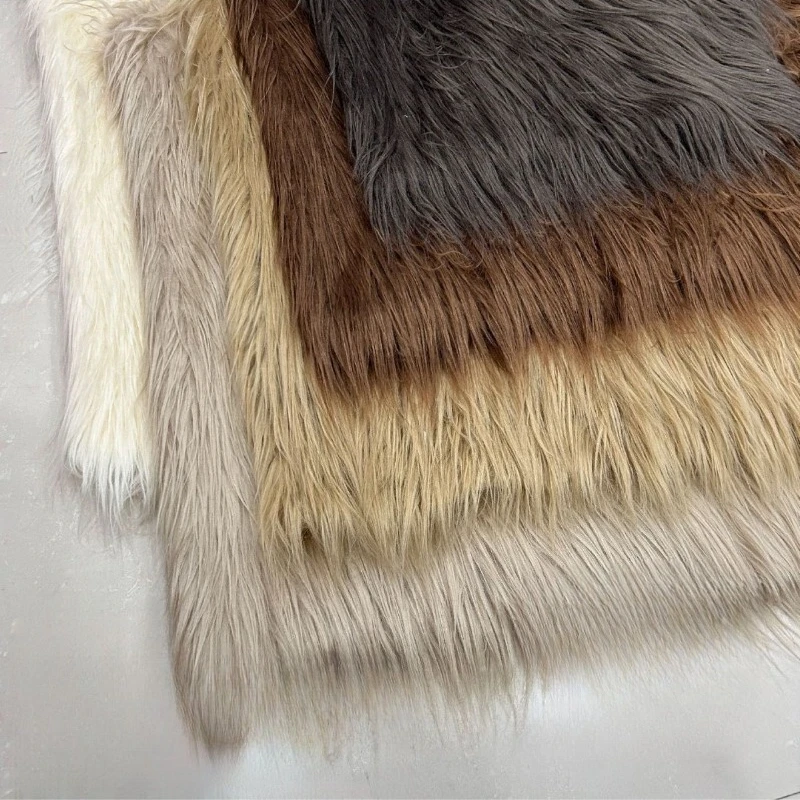 

9 см длинная ткань из искусственного меха для лоскутного шитья, мягкая плюшевая ткань для шитья одежды своими руками, ткань для игрушек, дивана, дома, поделки ручной работы