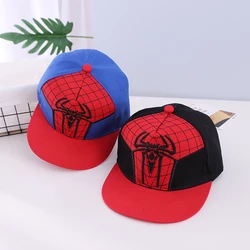 2024 Autumn New Kids Children's Baseball Caps for Baby Boys Spring Summer Sun Hats Cartoon SPIDERMAN Toddler Peaked Cap