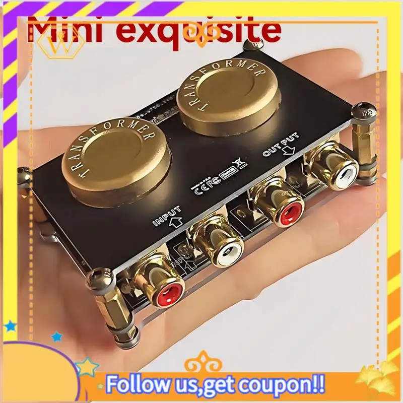 Latest-Audio Isolator Audio Isolator Step-Up Transformer Passive Pre Stage Amplification Gain