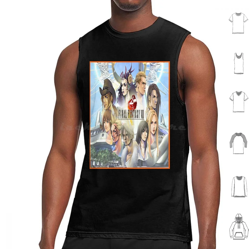 Final Fantasy Viii Tank Tops Vest Sleeveless Fantasie Cosplay Finale Tattoo Cowboy Final Fantasy 8 Final Fantasy Viii Final