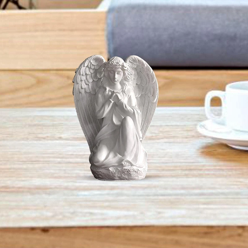 Guardian Angel Statue Shelf Living Room Bedroom Decor Figurines Praying Cherub Adorable Angels Statues Gifts For Women