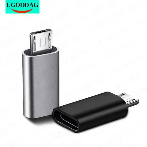 Xiaomi 삼성 충전기 데이터 케이블 USBC USB C 어댑터 용 마이크로 USB 유형-C 어댑터 유형 C-마이크로 USB 여성-남성 변환기