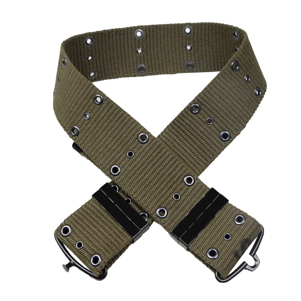 Vietnam war US M1961 M1956 belt pure cotton tactical belt copy export Length 1.25 meters, width 5.8 cm