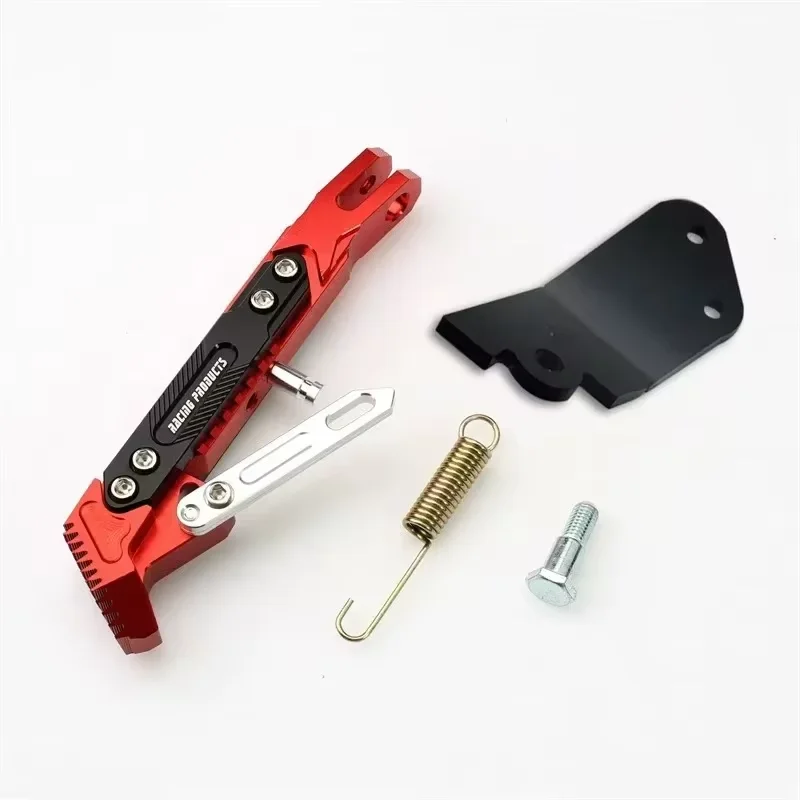 For Italjet Dragster 200 125 Motorcycle Modification Parts Cnc Adjustable Single Bracket Side Stand for Italjet Modification