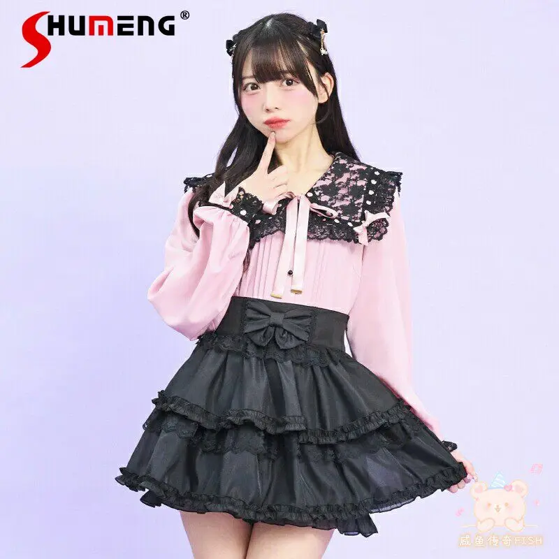 

Женская рубашка и блузка SC в японском стиле, весна-лето 2026, новая коллекция, элегантная повседневная рубашка с длинным рукавом, топы для женщин