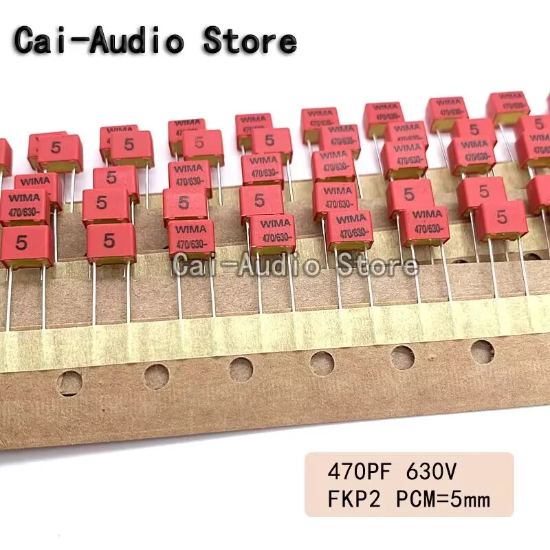 

5PCS/10PCS/20PCS/Lot Brand NEW Germany WIMA FKP2 630V 470PF 630V 471 0.47nf Film Capacitor 630v470pf 630v471 Pitch 5mm 5%