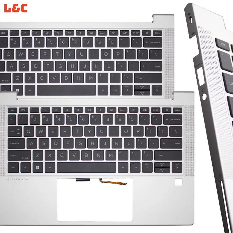 

For EliteBook 630 G8 G9 G10 635 G8 G9 G10 Keyboard With Backlight Palm rest Upper SC Interface Cover Computer Replacement Parts
