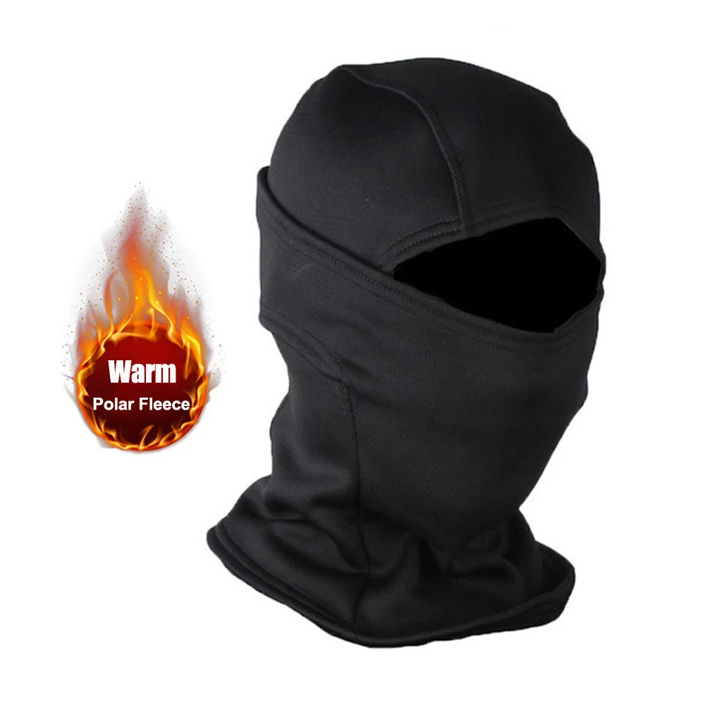 Winter Fleece Warm Camouflage Balaclava Outdoor Cold-proof Ski Cycling Full Face Mask Motorcycle Mask Helmet Lining 5