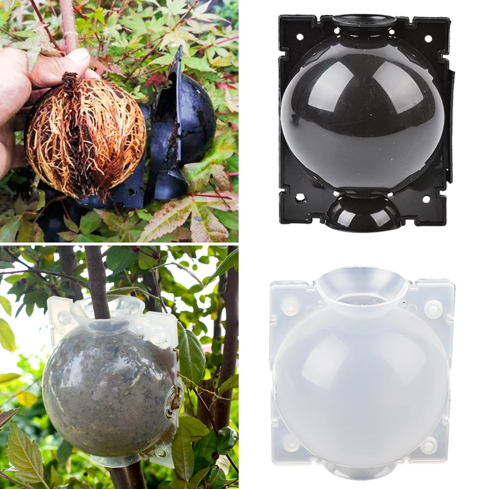 1Pc Plant Rooting Ball High Pressure Graft Breeding Case Nursery Box Propagation Jardinage Plant Root Pot Garden Accessories