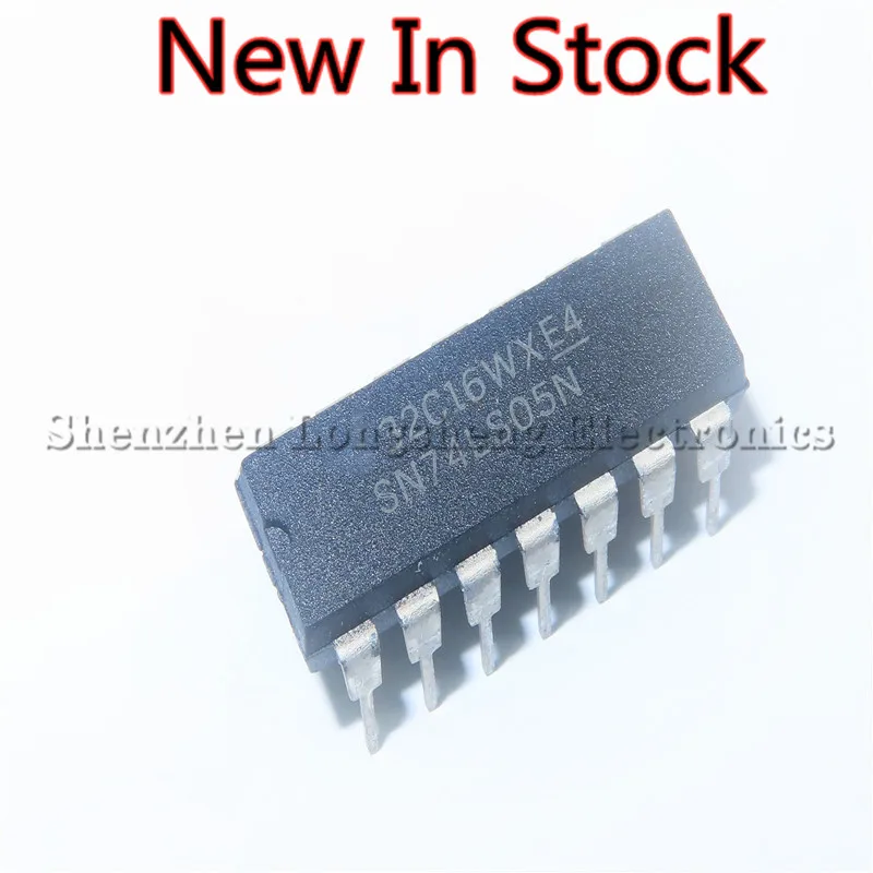 10 unids/lote nuevo SN74LS05N 74LS05 HD74LS05P DIP-14 IC lógico IC en Stock