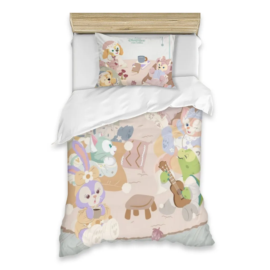 

Disney Duffy Bear Bed Sheets Set Comforter Quilt Cover Duvets Single Bedding